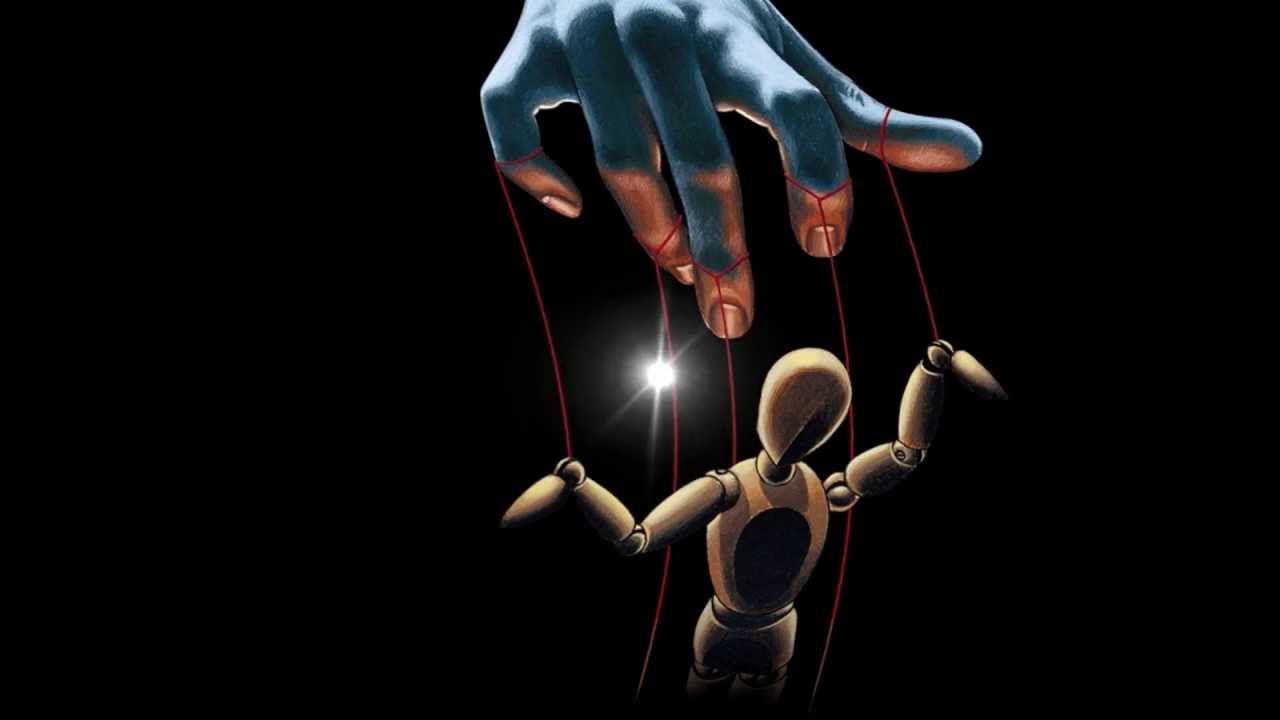 Puppet on strings with no free will.