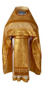 Gold liturgical vestments