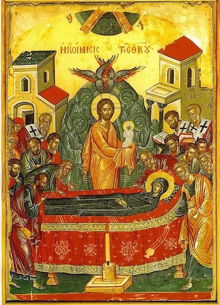 Another icon of the Dormition of the Mother of God