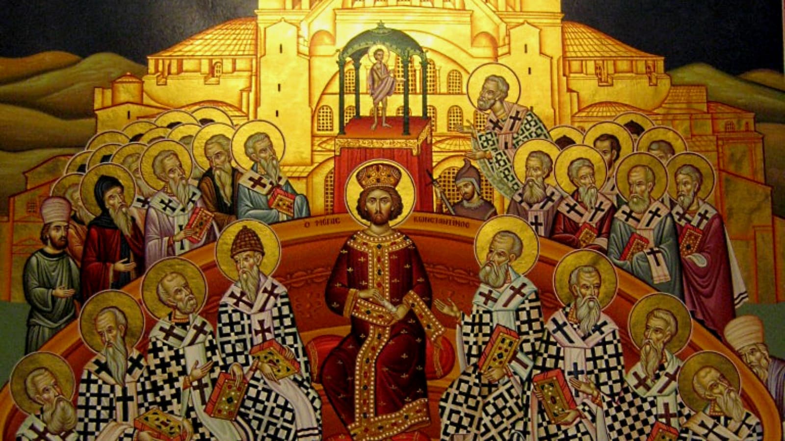 Icon of the Fathers of the First Ecumenical Council
